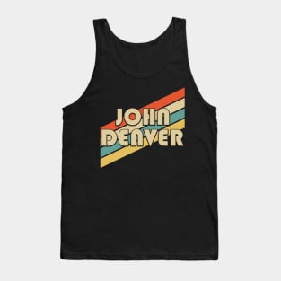 Vintage 80s John Personalized Name Tank Top